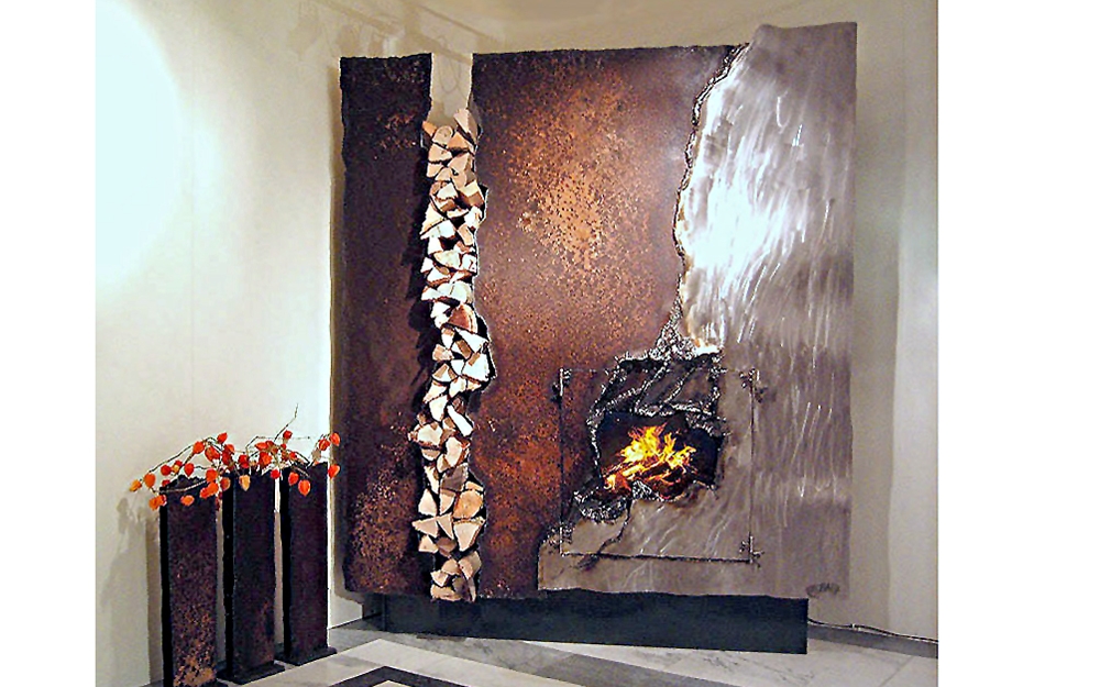 Kamin Wandgestaltung