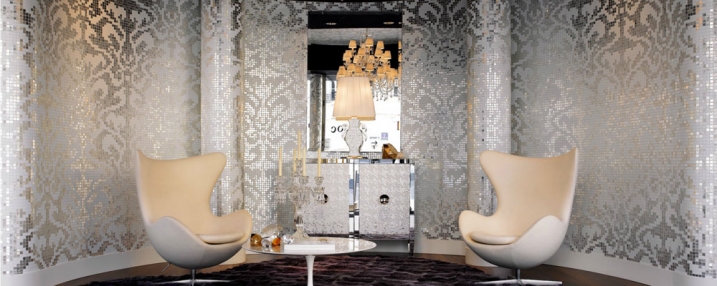 Glasmosaik Fliesen, Luxus Bäder und Bad Design von BISAZZA aus Italien 