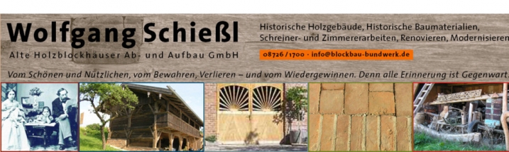 Sanierung von alten Holzhäuser, Blockhäuser, Bauernhöfe 