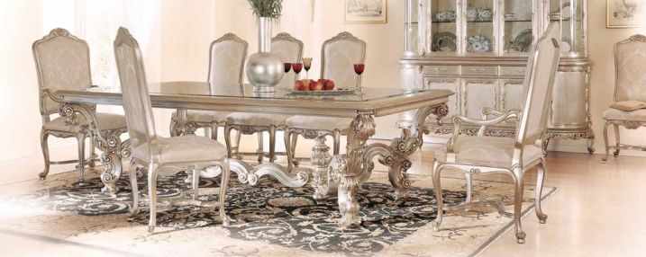 Luxus Esszimmer, Biedermeier Stühle, exklusive Sessel und Esstische 