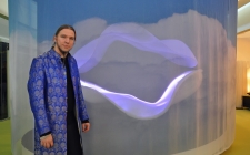 Künstler sha - Premiere der Wolke7Cloud9 + Wahrnehmungsforscher Sha © wei