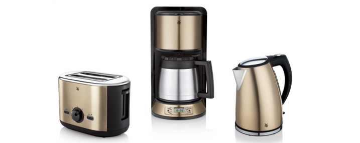 WMF, die neuen für Küche Toaster, Filterkaffeemaschine, Wasserkocher 