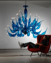 LU Murano, Kronleuchter aus Murano Glas 