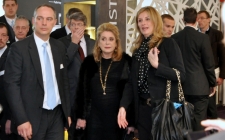 Catherine Deneuve besuchte den Stand Johann Lafer - Starkoch auf der Messe Ambiente 2013 Deneuve-Messe Ambietnte Bild © wei