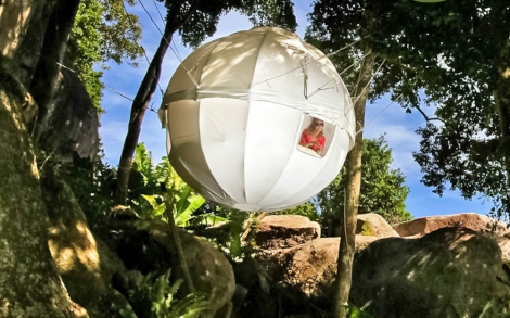 Gartenmoebel Cocoon tree Haengezelt COCOON Bad