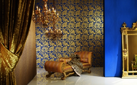 Tapeten Vliestapeten von Marburg Wallcoverings Vliestapete mit prachtvollen Rauten 1