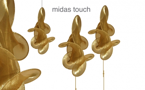 Designerlampen Lichtobjekte minimum design Designleuchte midas touch