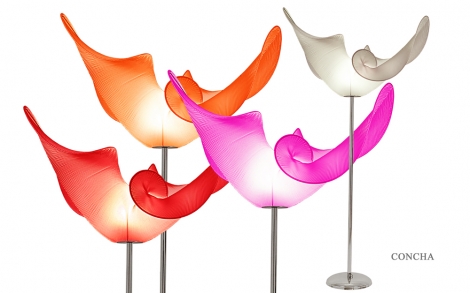 Designerlampen Lichtobjekte minimum design Design Stehleuchte coucha
