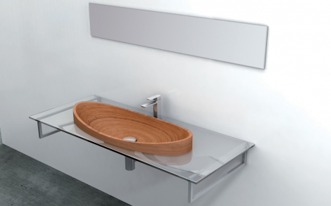 Baddesign aus Holz von Plavisdesign Bullo Design Nail Doppel Waschtisch 1