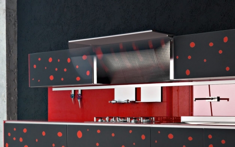 Kuechen Dunstabzug von Valcucine Innovationen Hauben Pensile