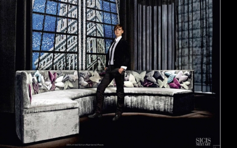 Italienische Designermoebel SICIS Next Art Sofa Papillons I