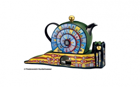 Kunst allgemein Friedensreich Hundertwasser Schneckenobjekt