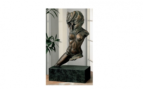 Kunst Skulpturen Skulptur Passo di Danza in Bronze auf Marmor