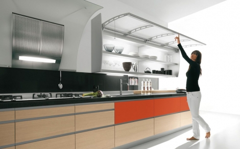 Moderne Kuechen Valcucine Innovationen Oberschranken Ala