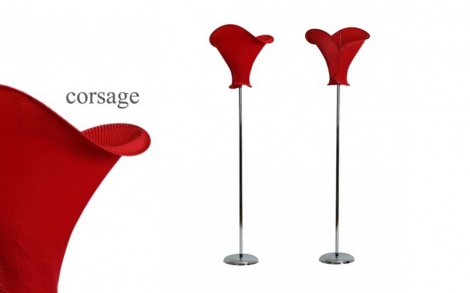 Designerlampen Lichtobjekte minimum design Design Stehleuchte corsage