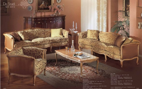 Italienische Moebel Exklusive Polstermoebel Sofa Garnitur De Staele SET 307 2