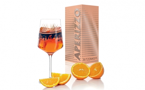 Porzellan und Geschirr Design Ritzenhoff Aperol Schorle Glas