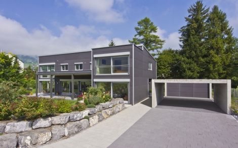 Holzhaus0 Holzhaeuser von BAUFRITZ Holzhaus Wälti moderne Architektur