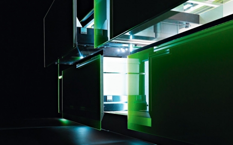 Moderne Kuechen Valcucine Innovationen Zubehoer Frontauszuege