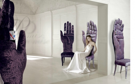 Italienische Designermoebel SICIS Next Art Luxus Stuhl The Promise 1