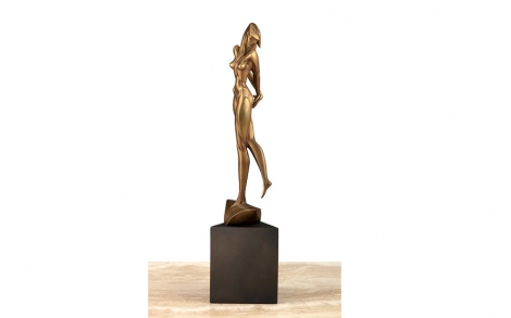 Kunst Skulpturen Skulptur Amazone in Bronze