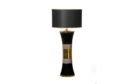Lampen Leuchten Tischleuchten von Longwy Tischleuchte Haute Modell Bayadere 4