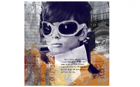 Kunst Bilder Gemaelde und Kunstdrucke Bild Moulin Rouge Audrey Hepburn Kuenstler Devin Miles