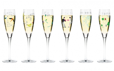 Porzellan und Geschirr Design Ritzenhoff Perls Proseccoglaeser 2012