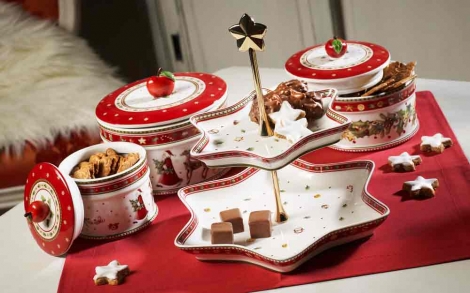 Porzellan und Geschirr Design Villeroy Boch Weihnachtsporzellan 2012 Weihnachtsgeschirr Winter Bakery Delight