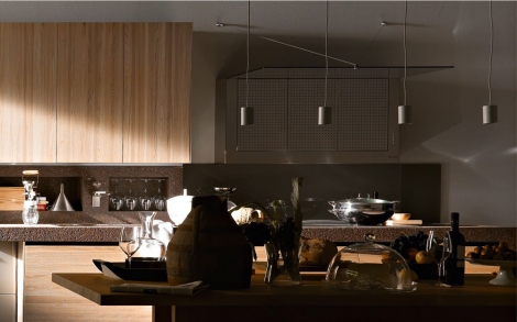 Kuechen Dunstabzug von Valcucine Innovationen Hauben P20