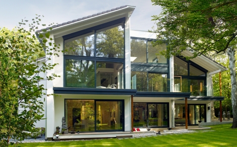 Architektenhaus von BAUFRITZ Patel die Frontansicht