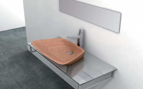 Baddesign aus Holz von Plavisdesign Bullo Design Gene Doppel Waschtisch 1