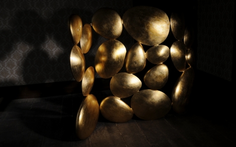Designermoebel von Boca do Lobo Gold Folding Screen