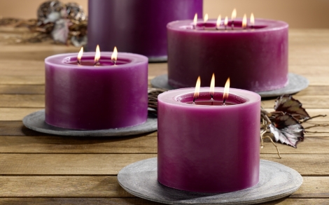 Kerzen Candles ENGELS KERZEN Finka Indoor mit Kerzenteller 85