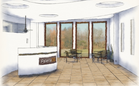 Planungssoftware 3D CAD Edles Raumdesign ist planbar mit Palette fuer zeitsparenden Gebrauch