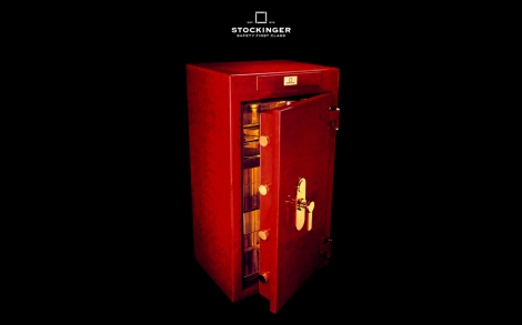 Tresor Safe Schmuck und Uhrentresor Model CHIMERA Red