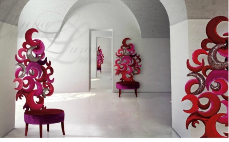 Italienische Designermoebel SICIS Next Art Designer Sessel Milleuna Luna 1