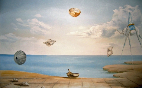 Wandgestaltung Wandmalerei von Akram Sultan Surrealistische Malerei
