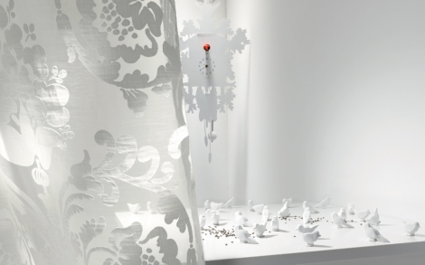 Deko Stoffe Gardinen Edle von JAB ANSTOETZ Kollektion WHITE PASSION 13