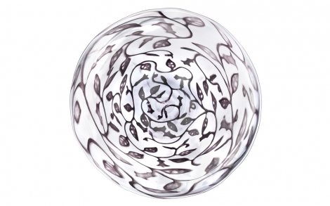 Dekoration Einrichtung Kosta Boda Arabesque Schuessel