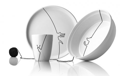 NEWS aus der Kueche Helfer in BLACK CONTOUR KIDS DESIGN BY PERNILLE VEA