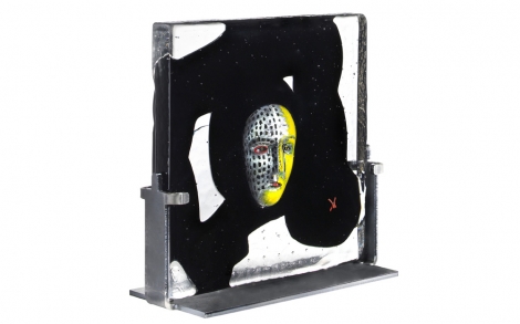 Dekoration Einrichtung Kosta Boda BLACK ELEMENTS Skulptur