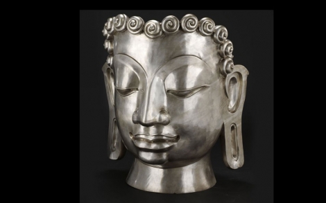Bronze Skulpturen Buddha Sklupturen von VG Maske MASK BUDDA BRONZO