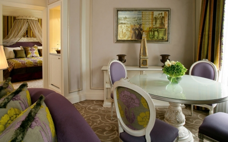 Innenarchitektur Hoteleinrichtung Angelo Cappellini Corner Suite Diningroom im Hotel Balzac