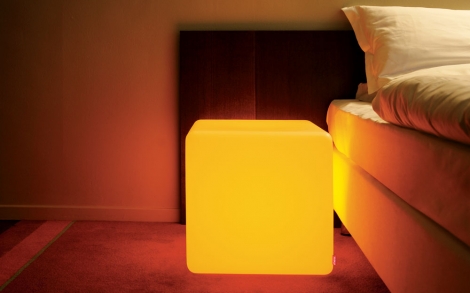 Lampen Leuchten Lounge und Leuchtmoebel von Moree Cube Indoor LED 1