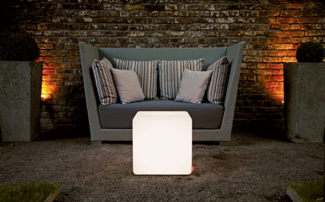 Tische Beistelltische Leuchtende von Moree Cube LED Accu Outdoor 2