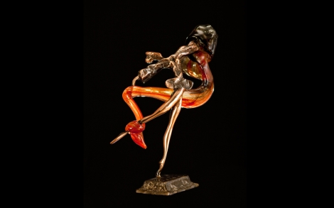 Kunst Galerien Galerie diValore Skulpturen und Ihre Kuenstler Danseuse 2 Au Voile Bas von Yves Lohe