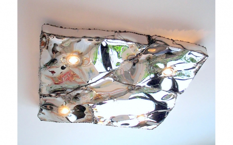Kunst Kuenstler Bildhauer Gahr metallART Deckenleuchte von MetallART
