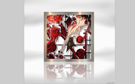 Kunst Kuenstler Kunstmalerei Marco Mehn Luxury Artworks Die 4D Space Frames