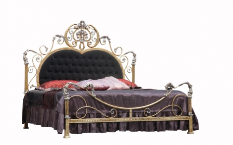 Betten Metallbetten Messingbetten Collection Rita Sibbe Dynasty Bett schwarz